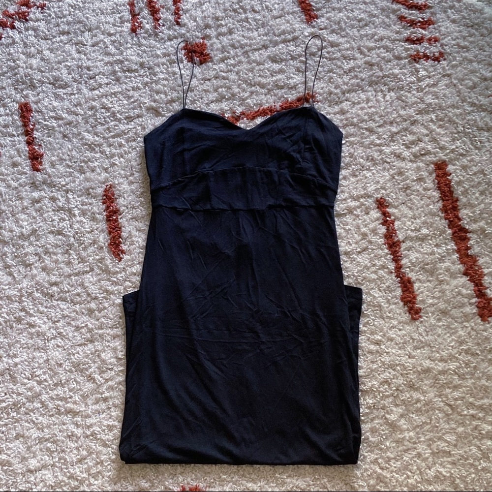 ASOS Open Back Black Evening Slip Size 12